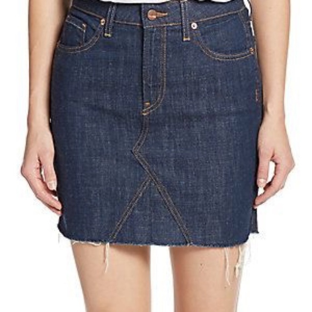 Genetic Denim 'Gordon' Dark Denim Skirt 26